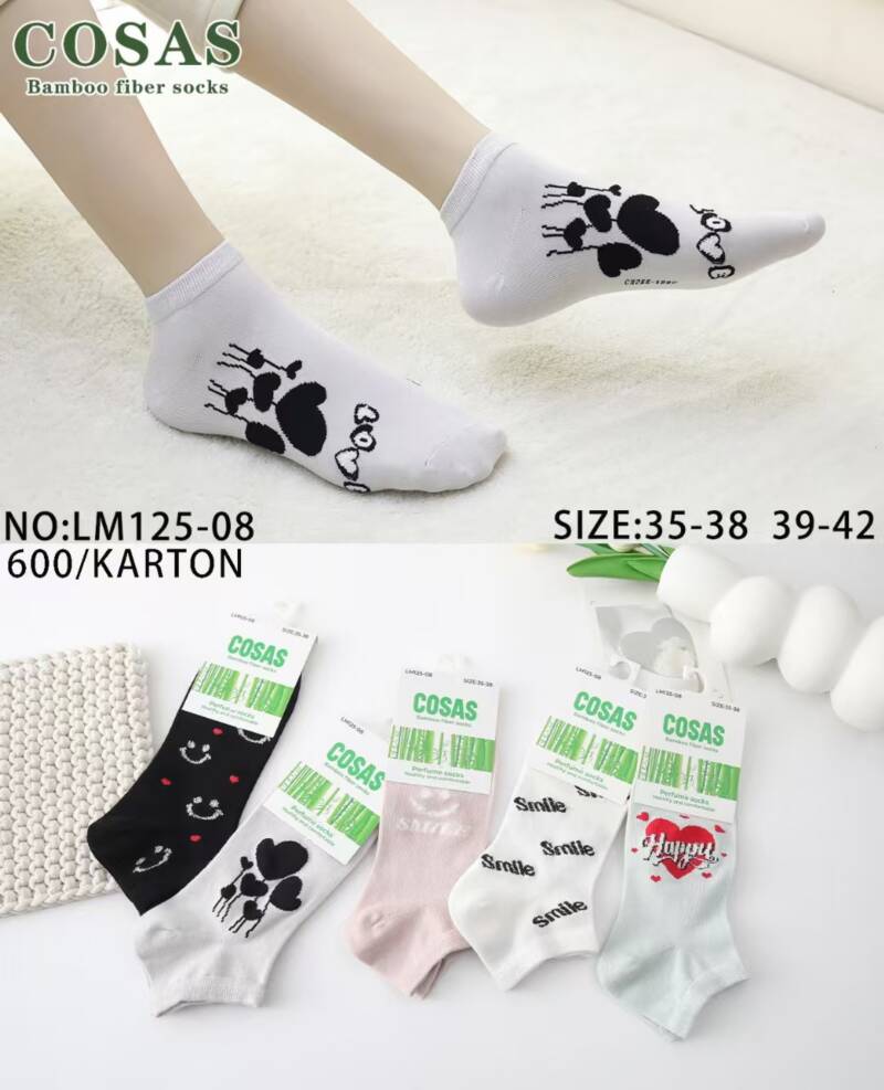 Skarpety damskie Roz 35-42, Mix kolor Paczka 40 szt